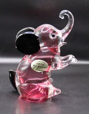 Gianni Toso Arte Murano Glass Elephant