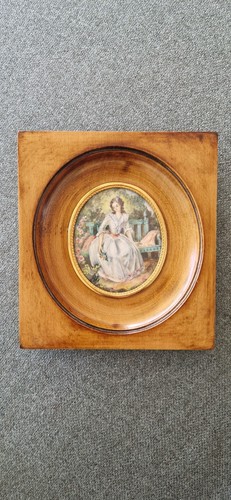 Cadre miniature ancien matin - cadre,