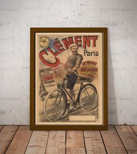 Affiche-Poster vélo  Clément