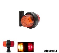 Feu de Gabarit LED 12V 24V Rouge Orange Position Latéral Camion Remorque Fourgon