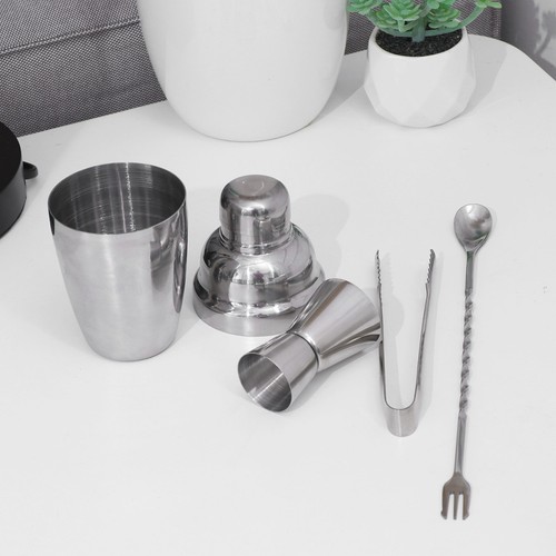 Pcs set shaker acier - 4,