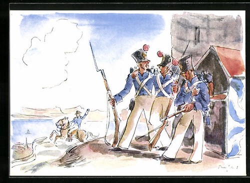 Carte postale artiste carl - d'artiste,