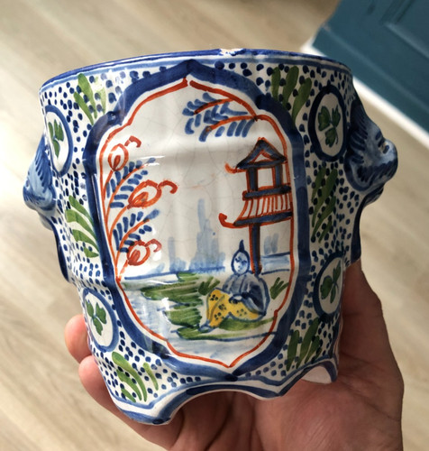 Ancien petit cache pot - ancien,