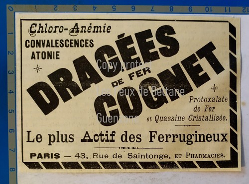 Dragees fer cognet chloro - dragees,