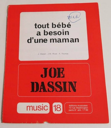 Partition vintage sheet music