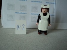 PLAYMOBIL vintage série rose époque 1900 femme de chambre du set 5320 de 1989 #2