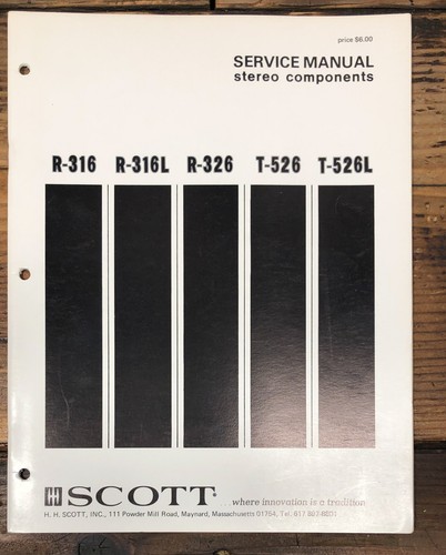 Scott 316 316l 326 t - -316l, -326