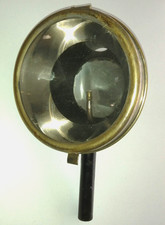 ancien phare automobile acétylène Ducellier Paris (noir )