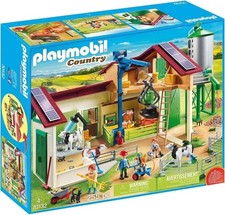 PLAYMOBIL Country - Grande Ferme avec Silo et Animaux (70132)