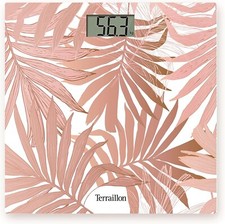 TERRAILLON Pèse personne VEGETAL HOME - compact, ultra plat - rose