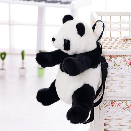 Sac dos panda peluche - panda,