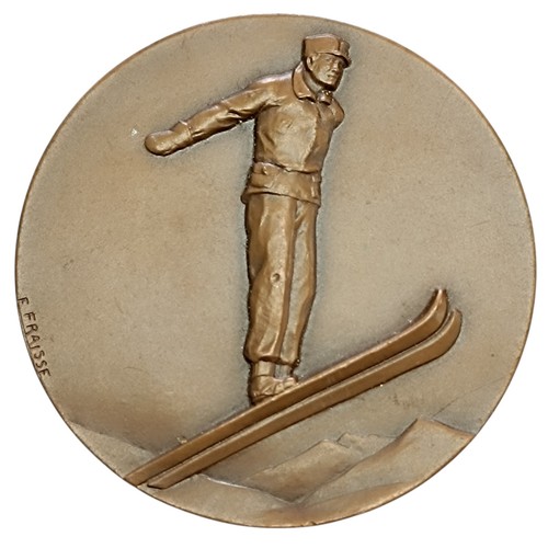 Médaille saut ski en - À,