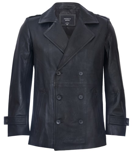 Manteau pea noir cuir pour - pea,