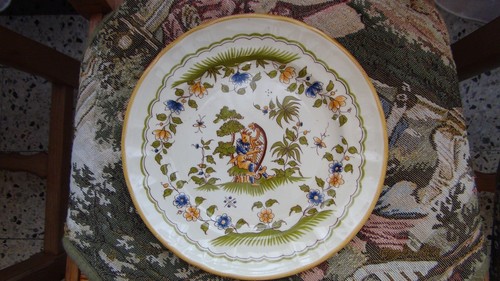 Assiette decoration vieux - ,
