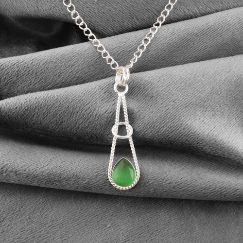 Pendentif femme chrysobéryl - pendentif,