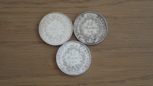 Lot pièces francs - lot,