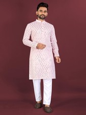 Traditionnel Bordeaux Kurta