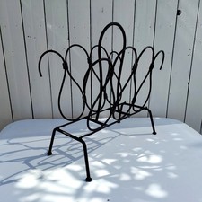 Porte revues métal et cuir