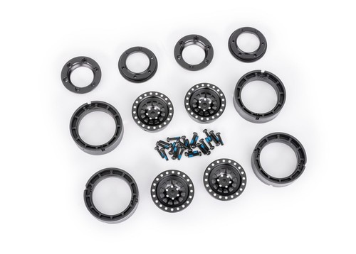 Traxxas 9881 blk jantes - 9881-blk,