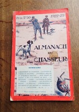 Almanach du chasseur 1922-1923 première année