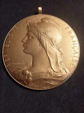 Rare forte médaille en bronze