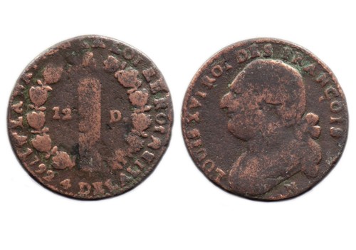 Deniers 1792 france - n,