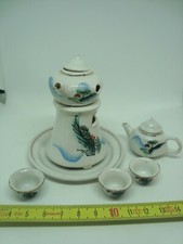 service à thé chinois miniature avec chauffe plat