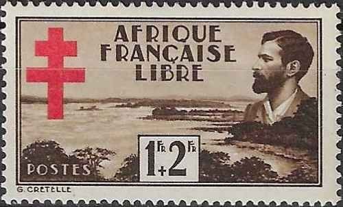 Timbre croix rouge - timbre,
