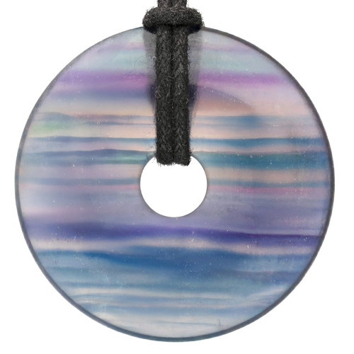 Pendentif donut fluorite - en,