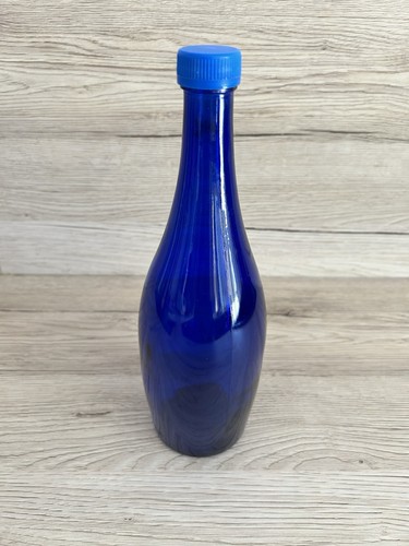 Bouteille verre bleu - en,