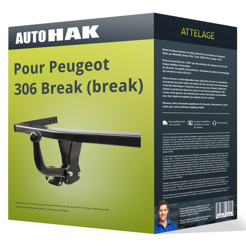 Attelage pour peugeot - pour, 306