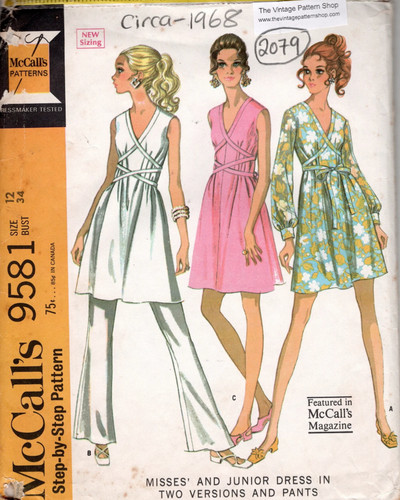 1968 vintage couture motif - 1968,