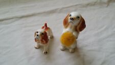 Bibelots, 2 Figurines en céramiques  " Chiens "
