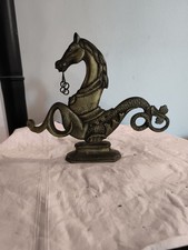 Sculpture bronze cheval Hippocampe Déco de gondole Vénitienne 