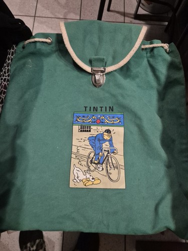 Ancien sac dos - dos, toile
