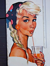 Soda PRIMEROSE Pin Up tôle