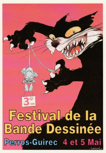 Loisel chat carte postale - chat,