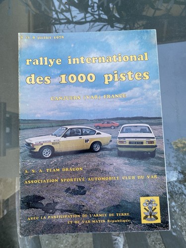 Programme rallye 1000 pistes - programme,