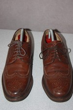 FINSBURY  Chaussures Barton vintage cuir bouts fleuris T 6.5/40 BON ETAT