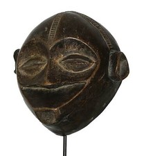 Masque Africain Vintage Des Luba En Bois