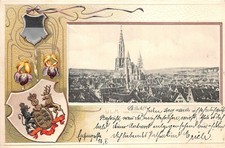 Carte postale écusson Ulm von