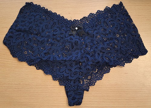 Lingerie bleue dentelle saphia - bleue,
