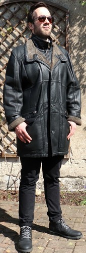 Manteau fourrure homme - fourrure,