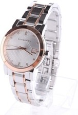 Montre Femme Authentique BURBERRY MADE SUISSE avec 15 Diamants Date 599,00€NEUVE