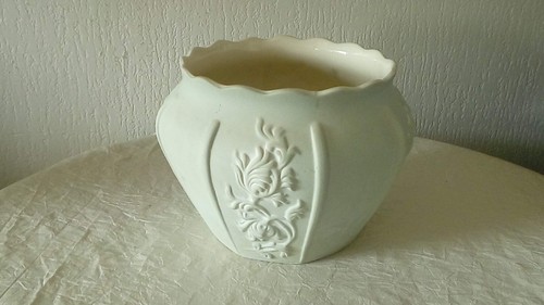 Cache pot faience biscuit - cache, en