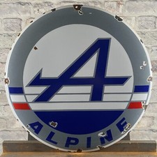 Plaque émaillée ALPINE Ø