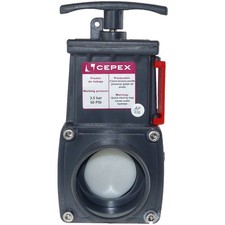 ø 50 mm Vanne guillotine PVC