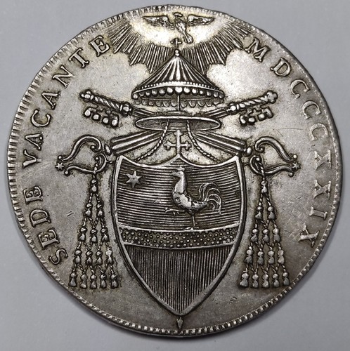 Rare argent scudo 1829 - argent,, 1
