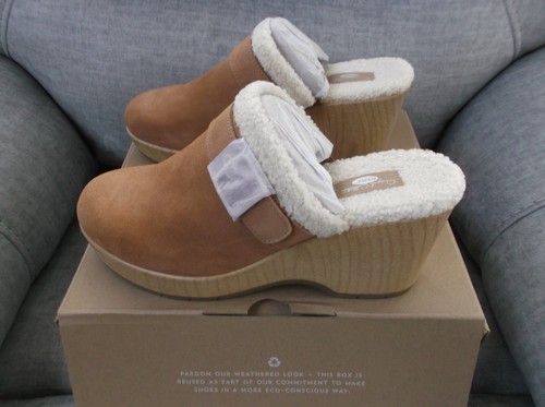 Scholls tan leather faux - dr.,