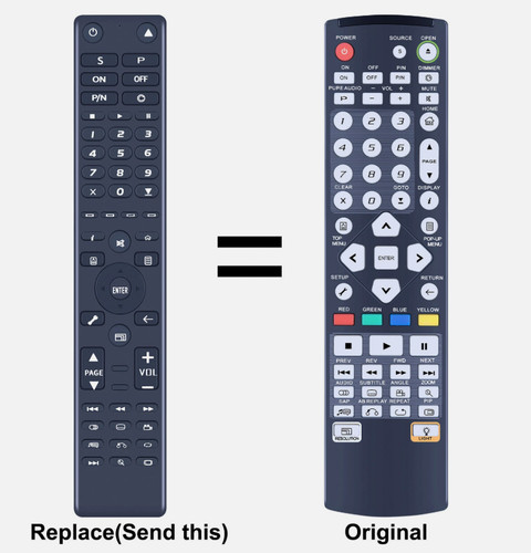 New replacement remote control - new,